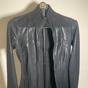 Lululemon Define Jacket in Faux Black Leather